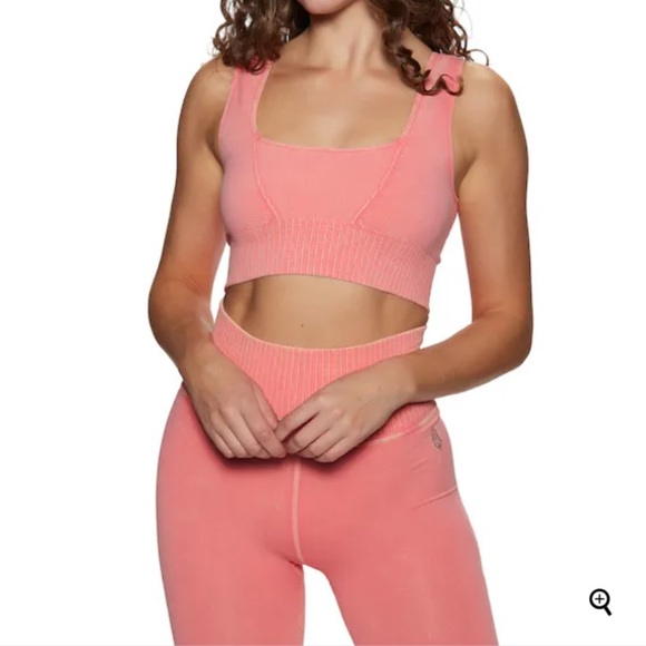 FP Movement Square Neck Good Karma Sports Bra and matching leggings set small - Picture 2 of 7